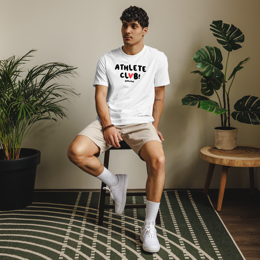 Unisex Athlete Club Tee - White