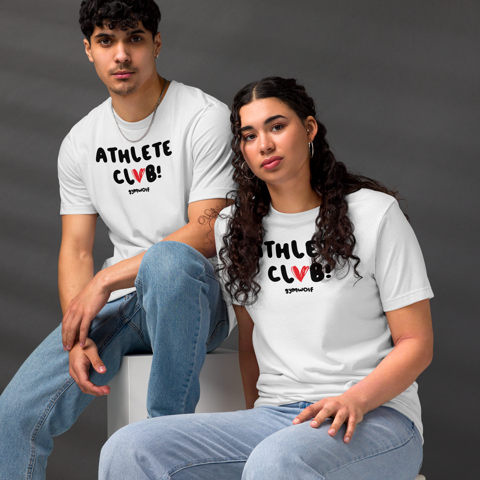 Unisex Athlete Club Tee - White