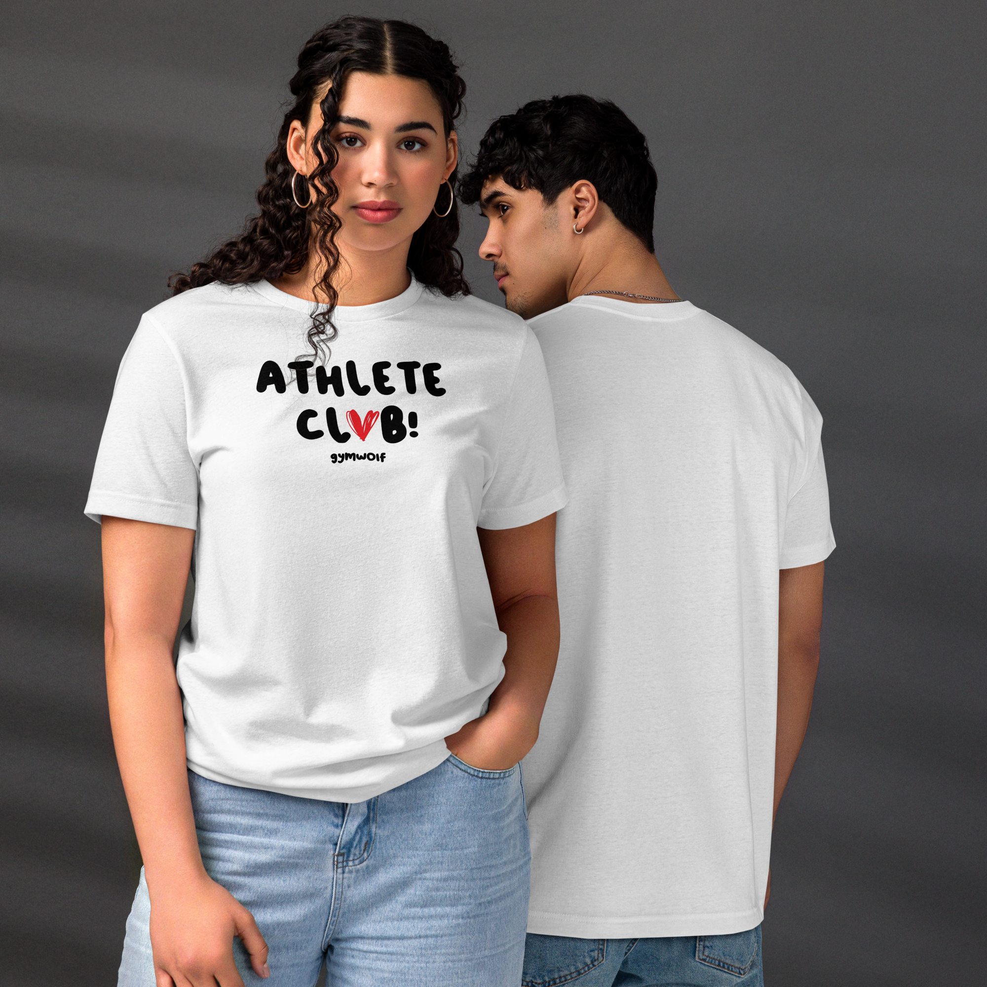 Unisex Athlete Club Tee - White